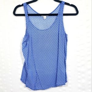 3 for $10 OLD NAVY Camisol/Tank Top Blue Floral Size XS